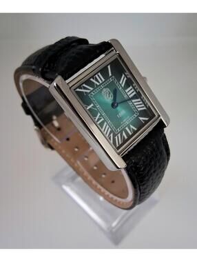 NEW Pierre Lucerne Aquamarine 1888 Men's Tank Watch